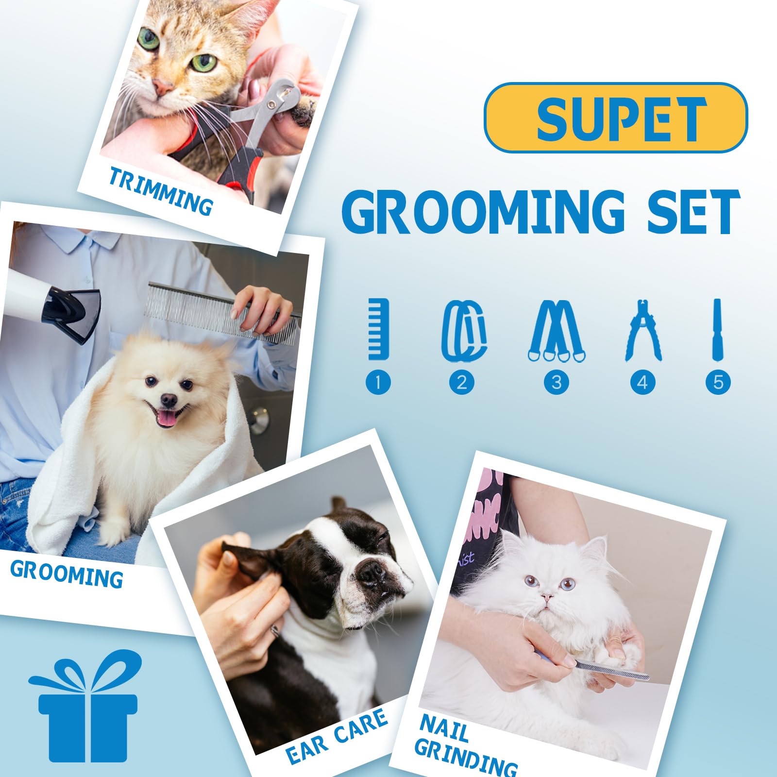 Supet ajuste de tallas para perros y gatos facilita la compatibilidad.