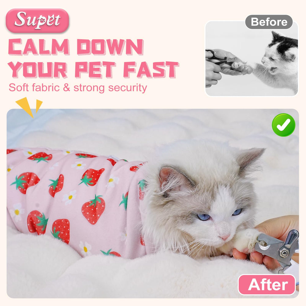 Supet Cat Wrap: uso para medicamentos sin ruido