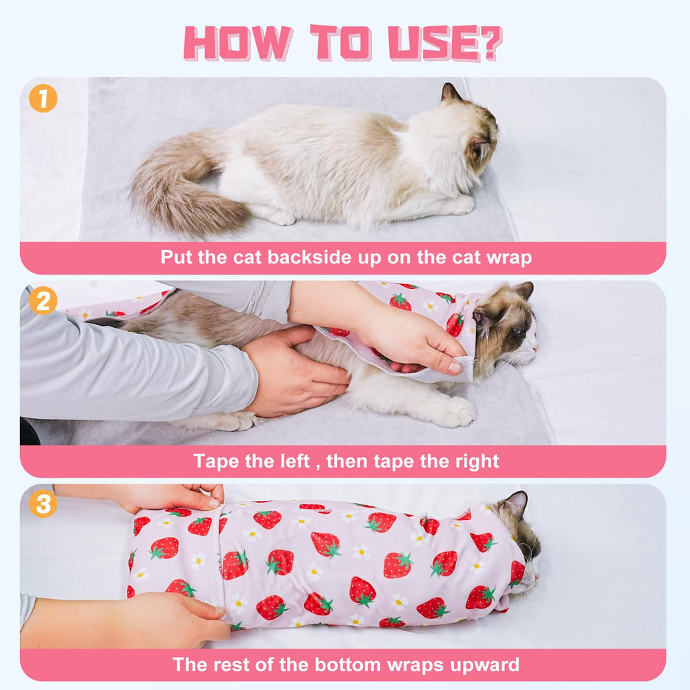 Supet Cat Wrap: sesión calmante de cuidado del gato