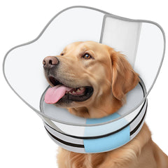 Supet collar almohadilla-esponja-perro, cómodo para recuperación suave.