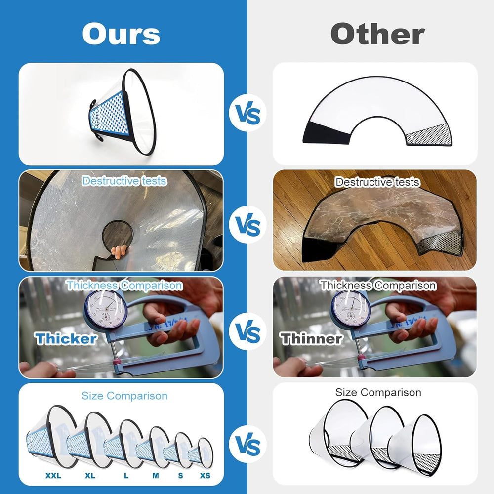 Collar Supet para perros grandes, diseño práctico para tallas variadas.