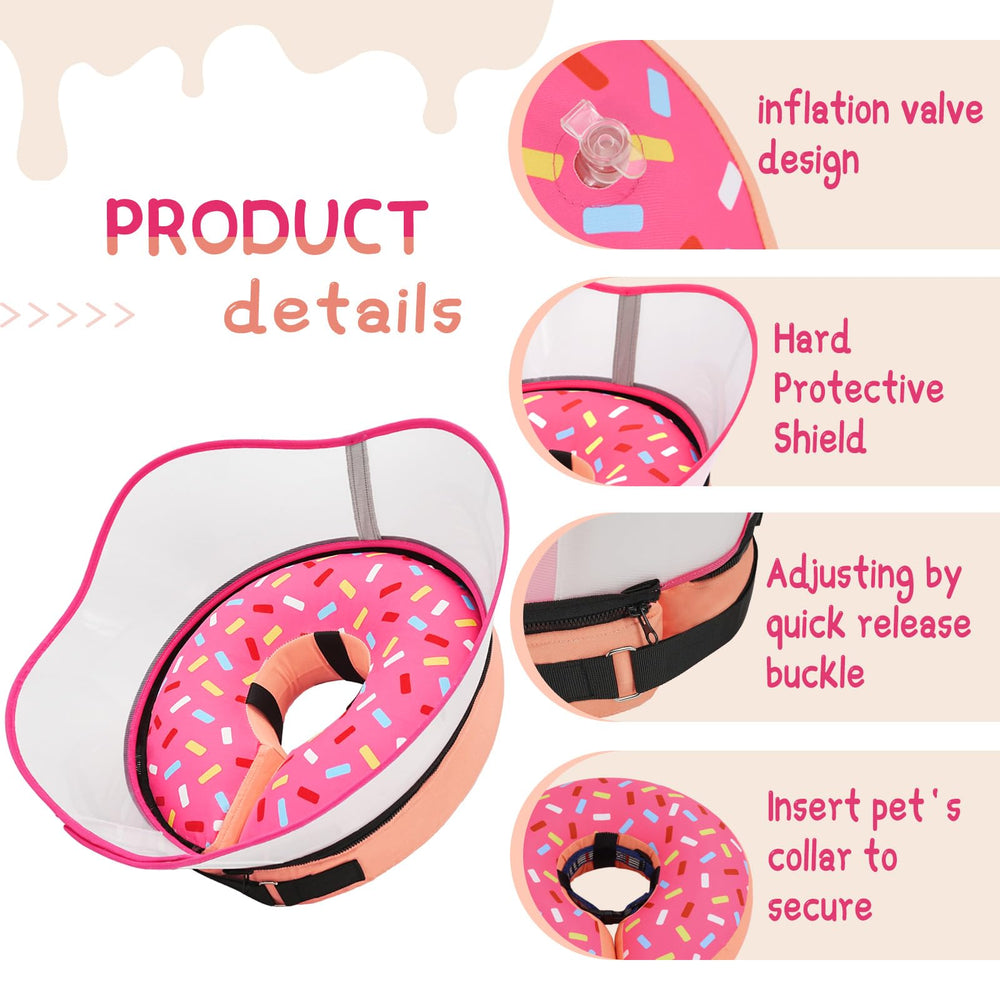 Supet collar dona inflable con diseño sencillo facilita el uso diario.
