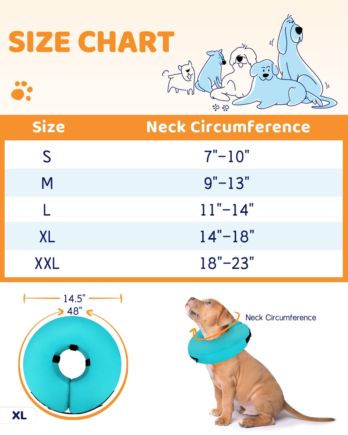 Supet collar donut aireado: encaje seguro con correa diaria
