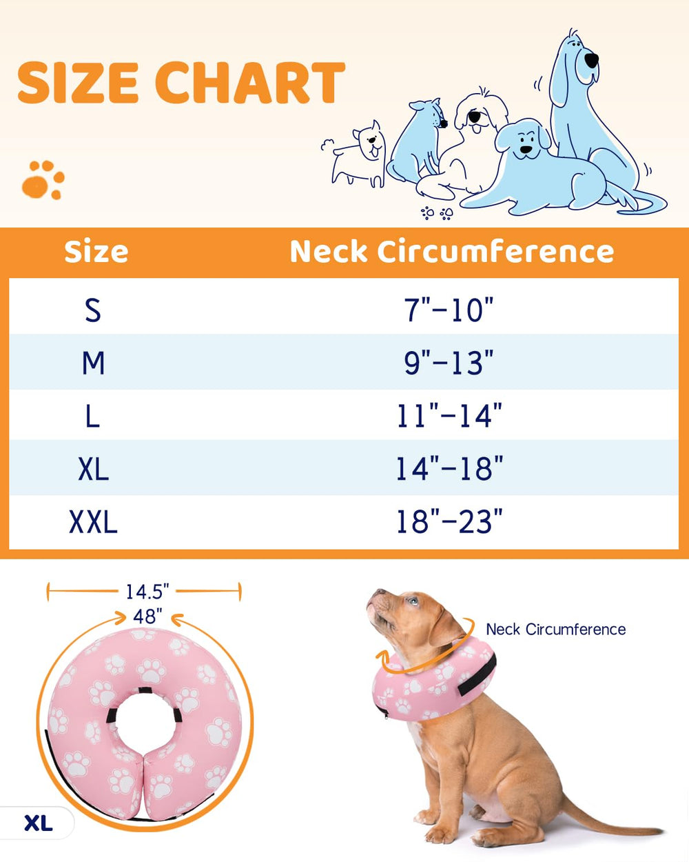 Supet collar inflable evita que la mascota lama la herida tras operación
