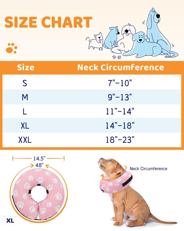Supet collar inflable evita que la mascota lama la herida tras operación