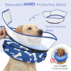 Supet collar-donut inflable con tejido anti-huellas facilita limpieza.