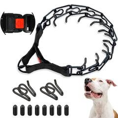 Supet collar de entrenamiento sin tirones, ajuste 14-16 pulgadas, ideal para paseos controlados.