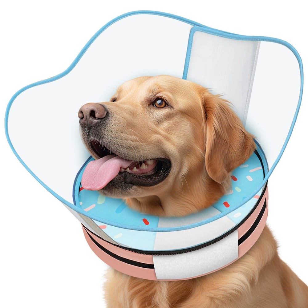 Supet collar de esponja elevada para perros: comodidad suave durante la recuperación.