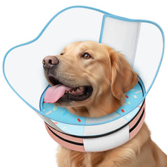 Supet collar de esponja elevada para perros: comodidad suave durante la recuperación.