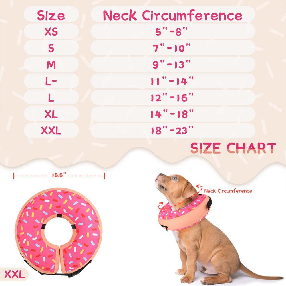 Supet collar inflable con tejido antiadherente facilita la limpieza.