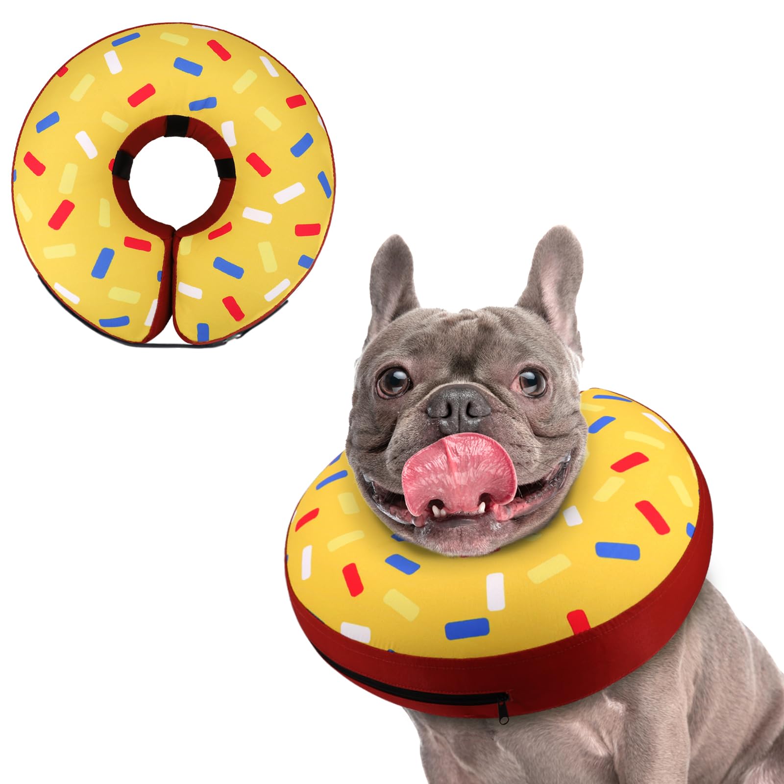 Supet collar inflable donut grande: apoyo suave para la recuperación