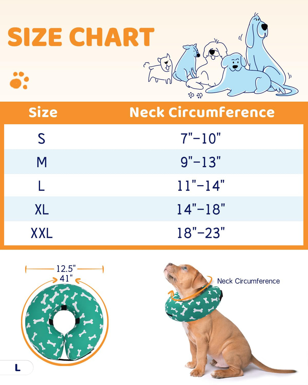 Collar inflable Supet facilita limpieza y cuidado diario