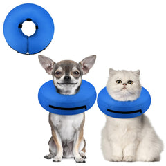 Collar inflable Supet para perros pequeños evita lamer la herida y facilita la recuperación.