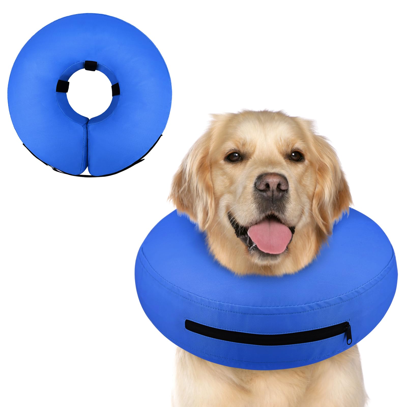 Supet collar inflable rosquilla postoperatorio protege la herida sin bloquear la visión