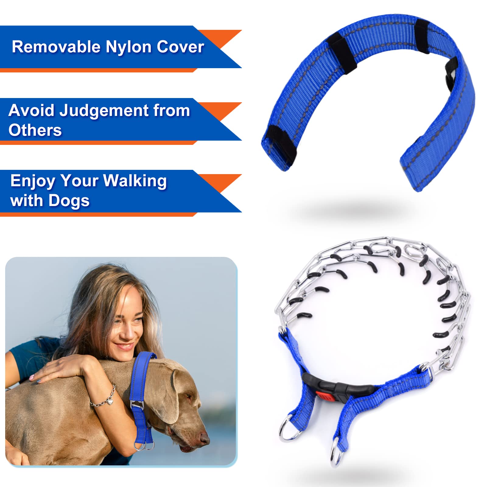 Supet Collar protector nailon: protección adicional para el cuello durante el paseo.