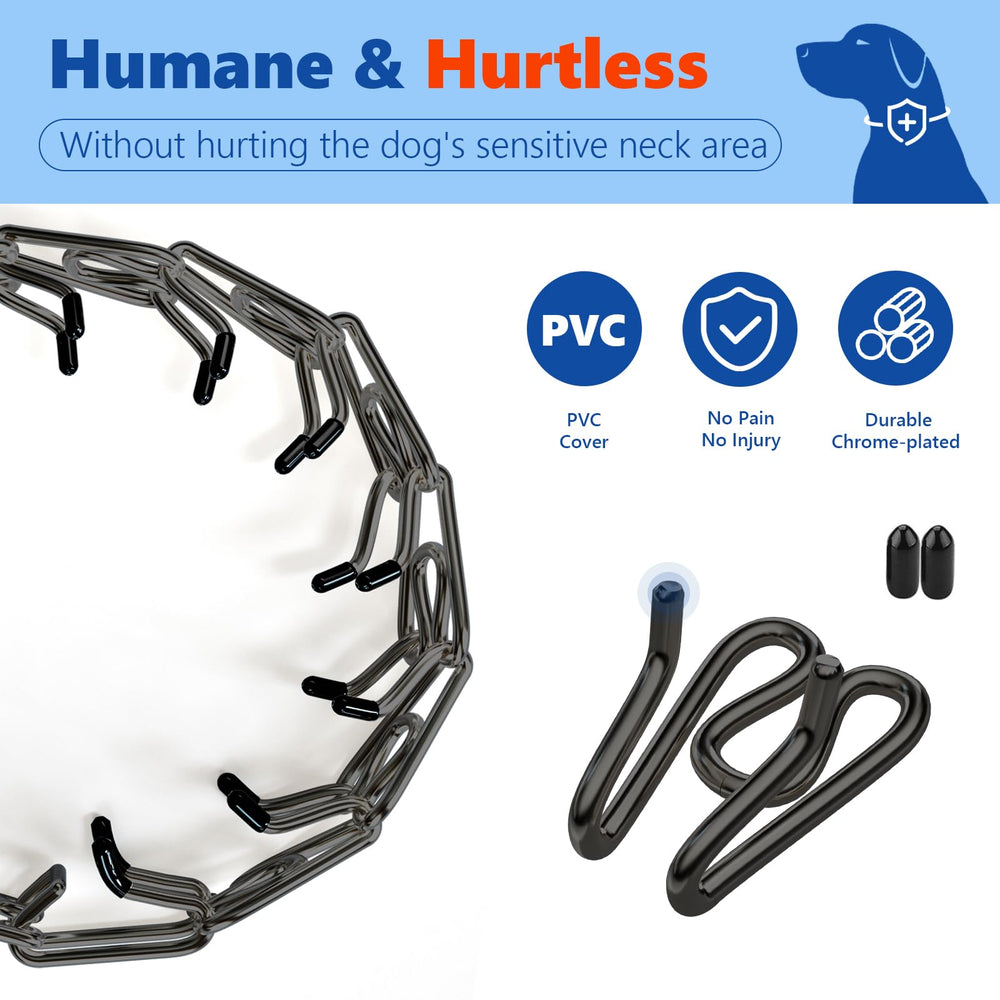 Supet collar de púas, diseño humano, protege cuello y guía sin gritos