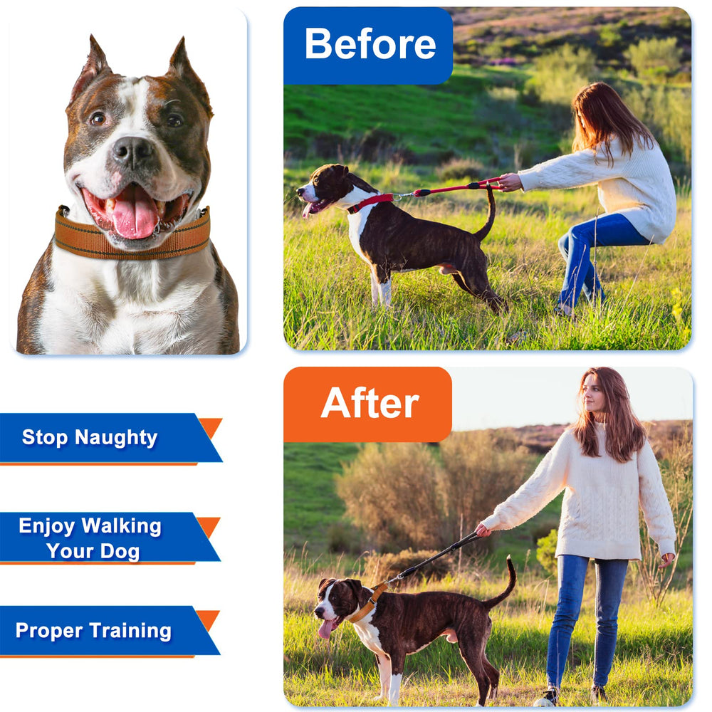 Supet collar de púas para perros, funda de nailon para mayor protección
