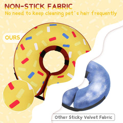 Collar rosquilla inflable de Supet, fácil de limpiar y resistente a lamidos