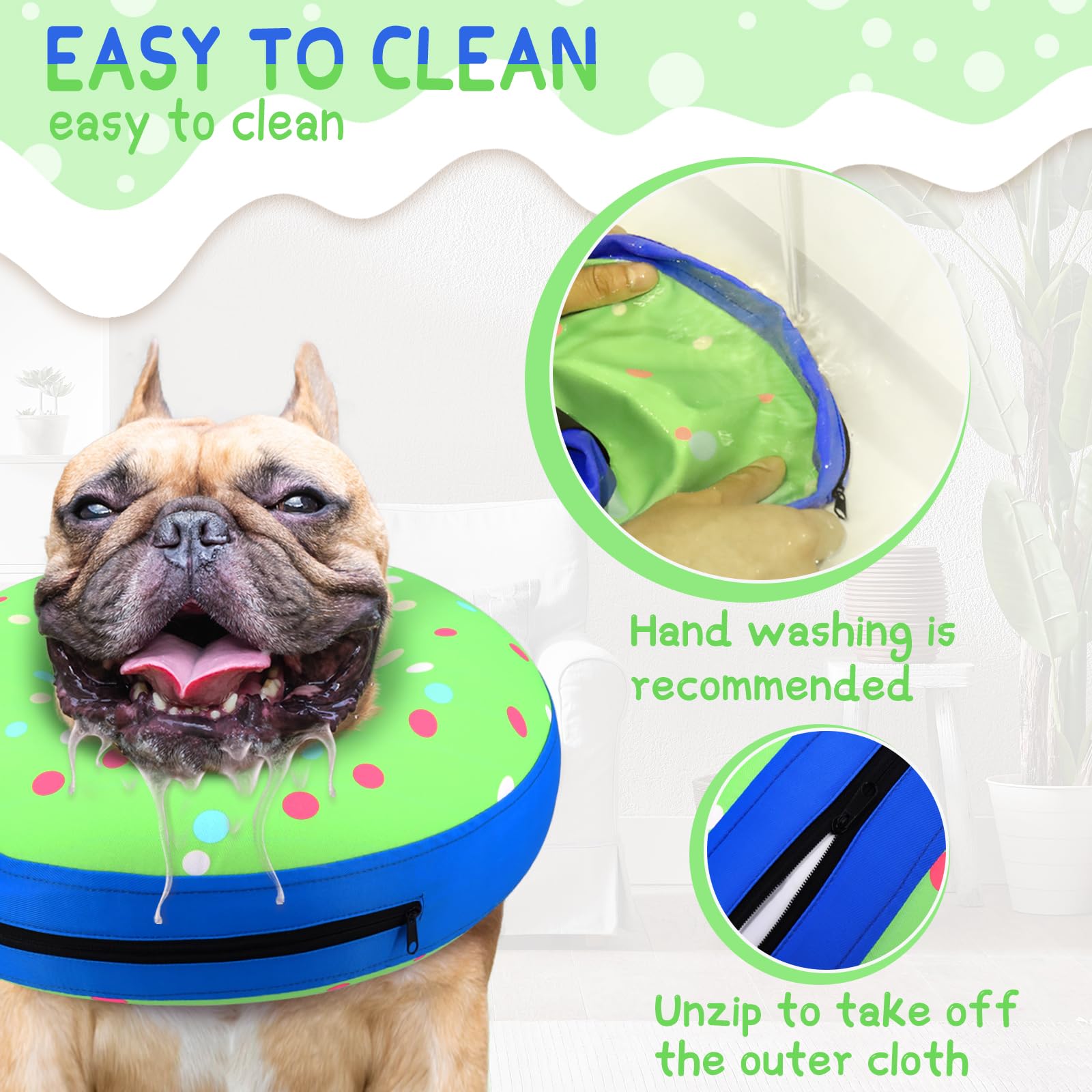 Cono inflable Supet con Velcro para ajuste cómodo