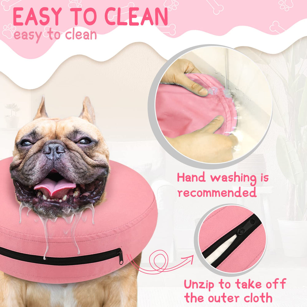 Supet cono inflable diseño amigable: permite ver el entorno con mayor libertad