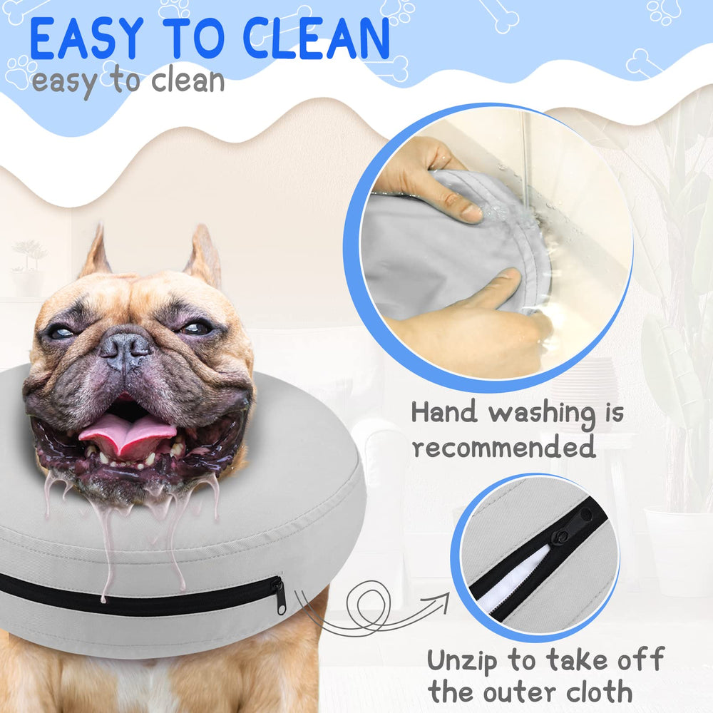 Supet cono inflable con tejido no adherente facilita limpieza.