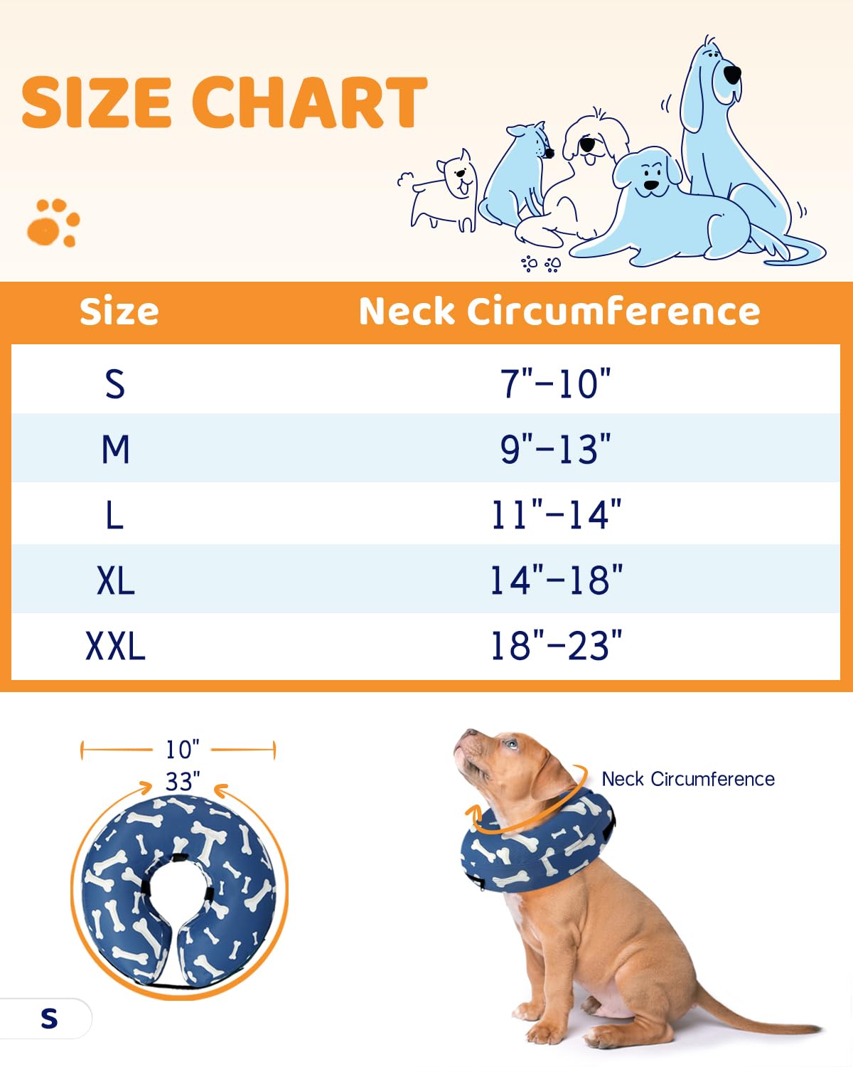 Supet diseño colorido hace la recuperación más agradable para la mascota.