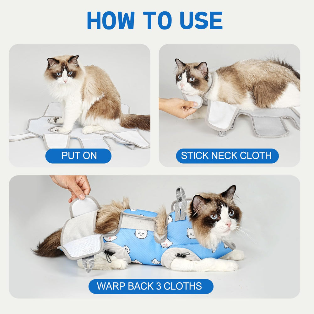 Supet hamaca-gato, ajuste seguro de patas para evitar escapes.