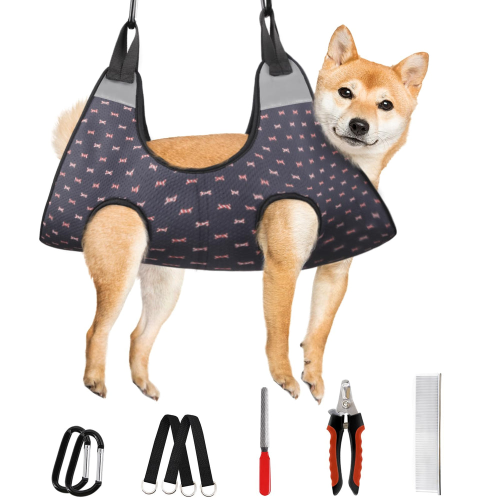 Supet hamaca grooming para perros y gatos, recorte de uñas cómodo y seguro.