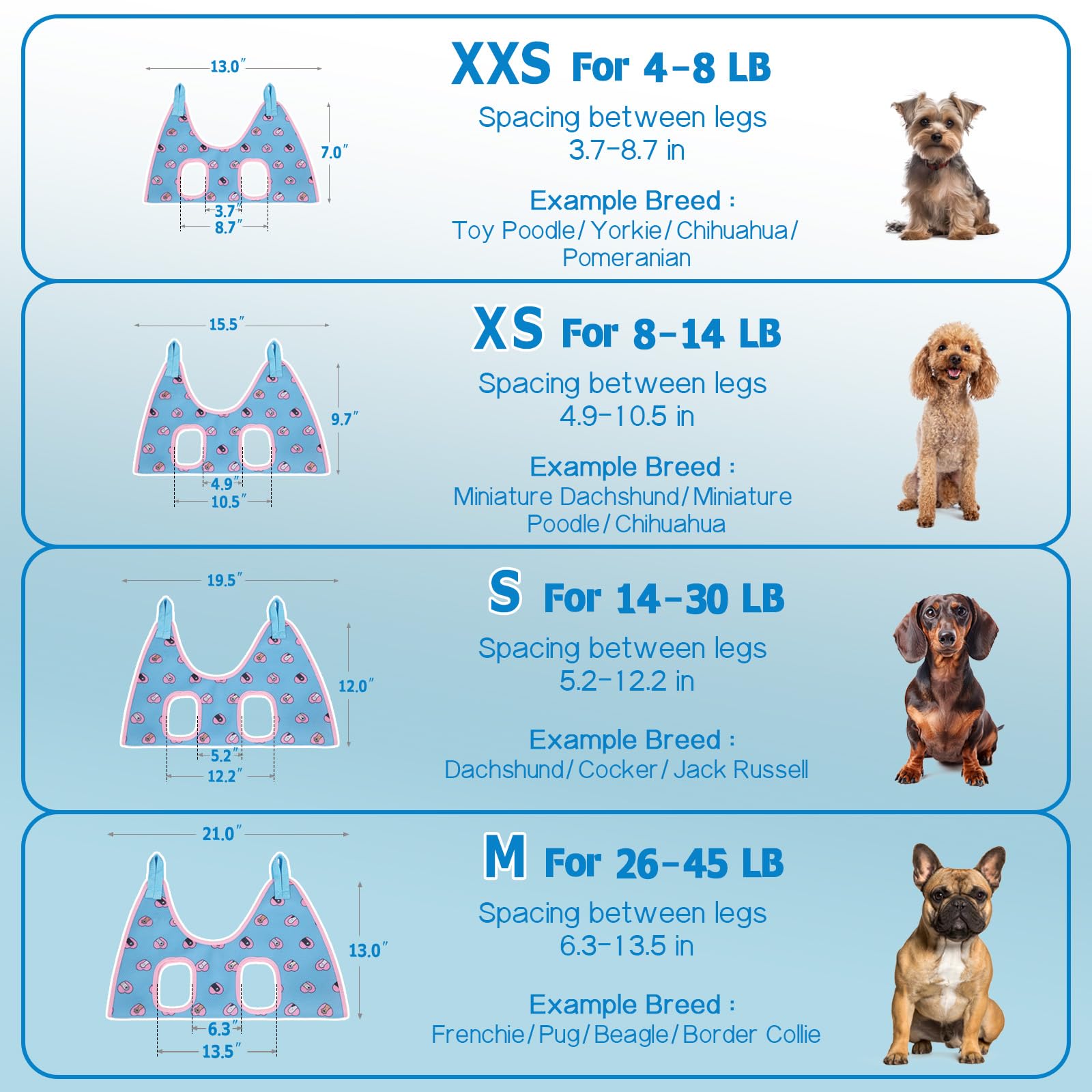 Arnés con sujeción segura para perros activos durante grooming.