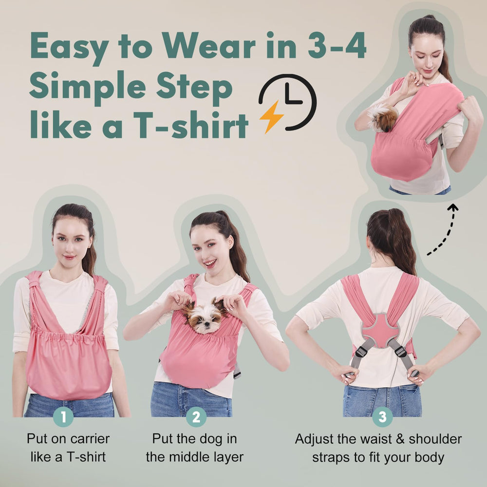 Supet sling sin manos libres para paseos, trabajo o café.