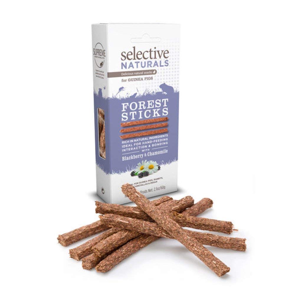 SupremePetfoods Palitos Forestales naturales 3-pack, detalle de textura, ideal para premiar.