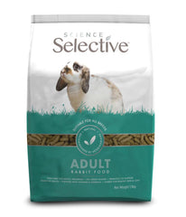 Supreme Petfoods Science Selective conejo adulto en envase 1,5 kg, fácil de almacenar.