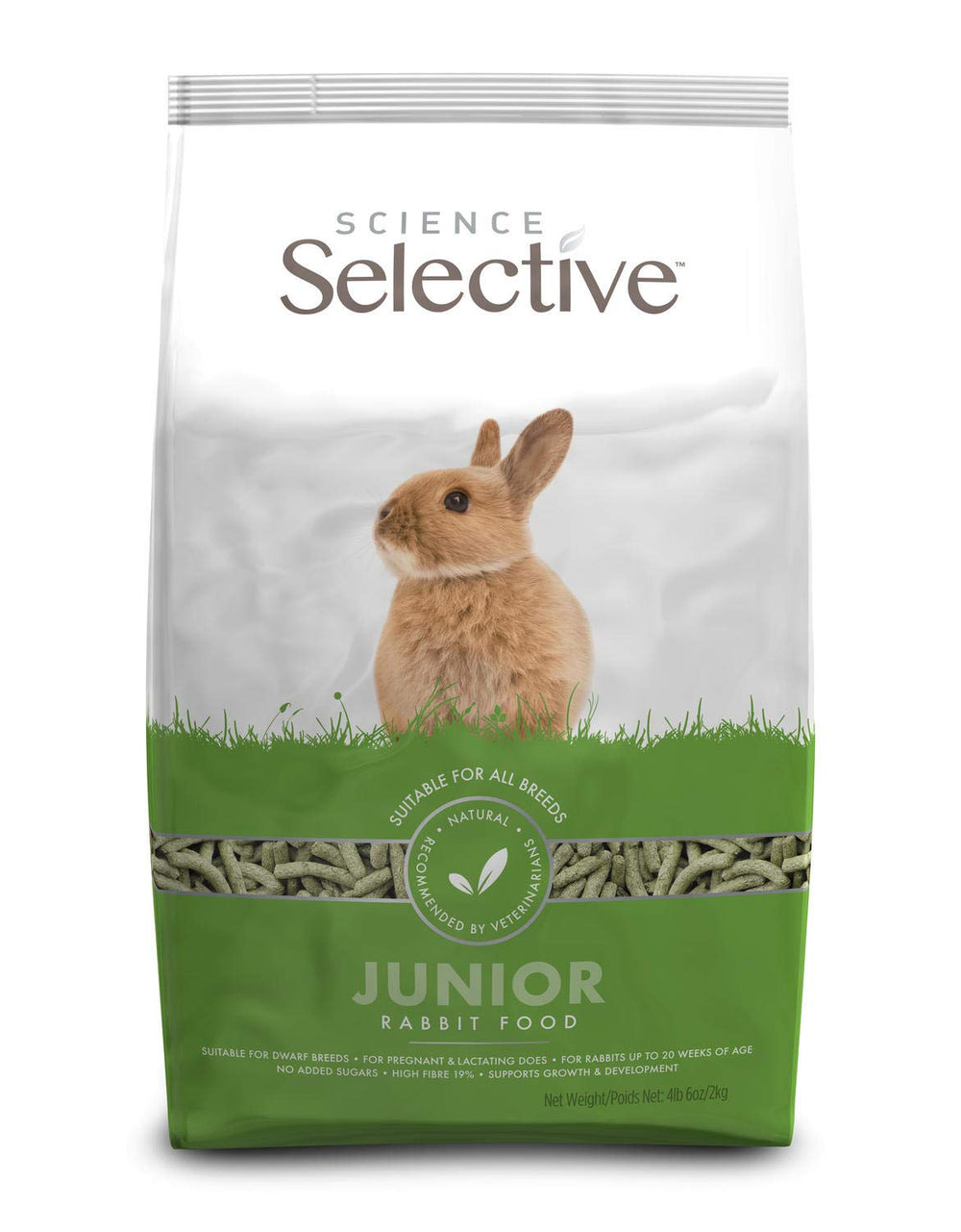 Supreme Petfoods Science Selective Junior Conejo granulos para desarrollo saludable