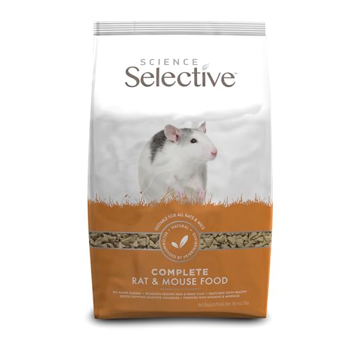 Tazón con alimento Supreme Petfoods, opción balanceada para roedores.