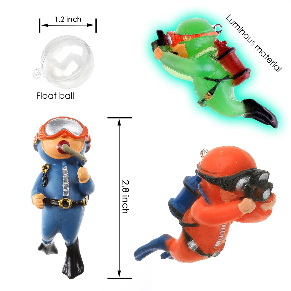 Bolas flotantes SUPTEC para acuario, permiten observar el flujo del agua.