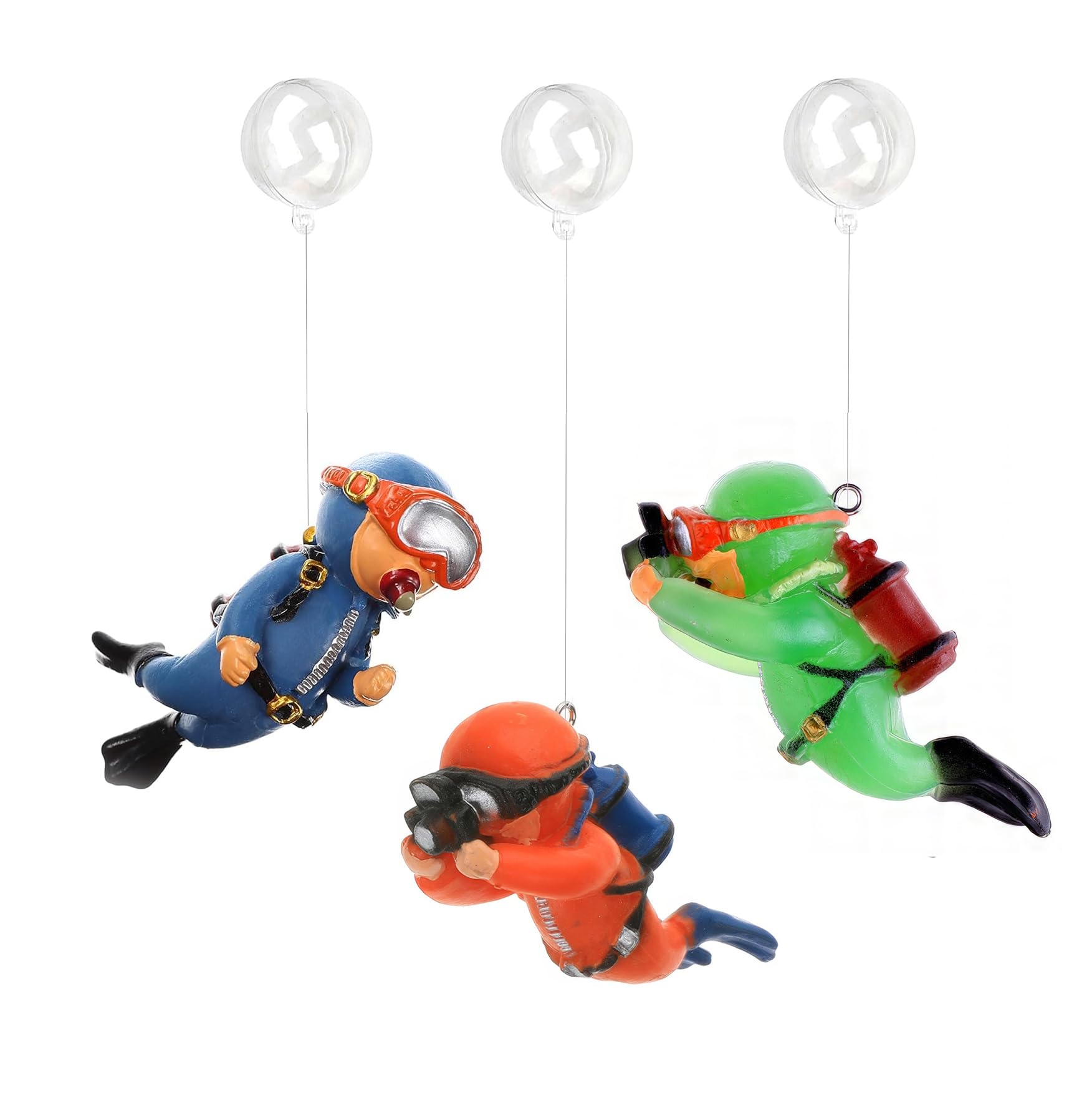 SUPTEC buceador astronauta para acuario, ideal como compañero de juego para peces.