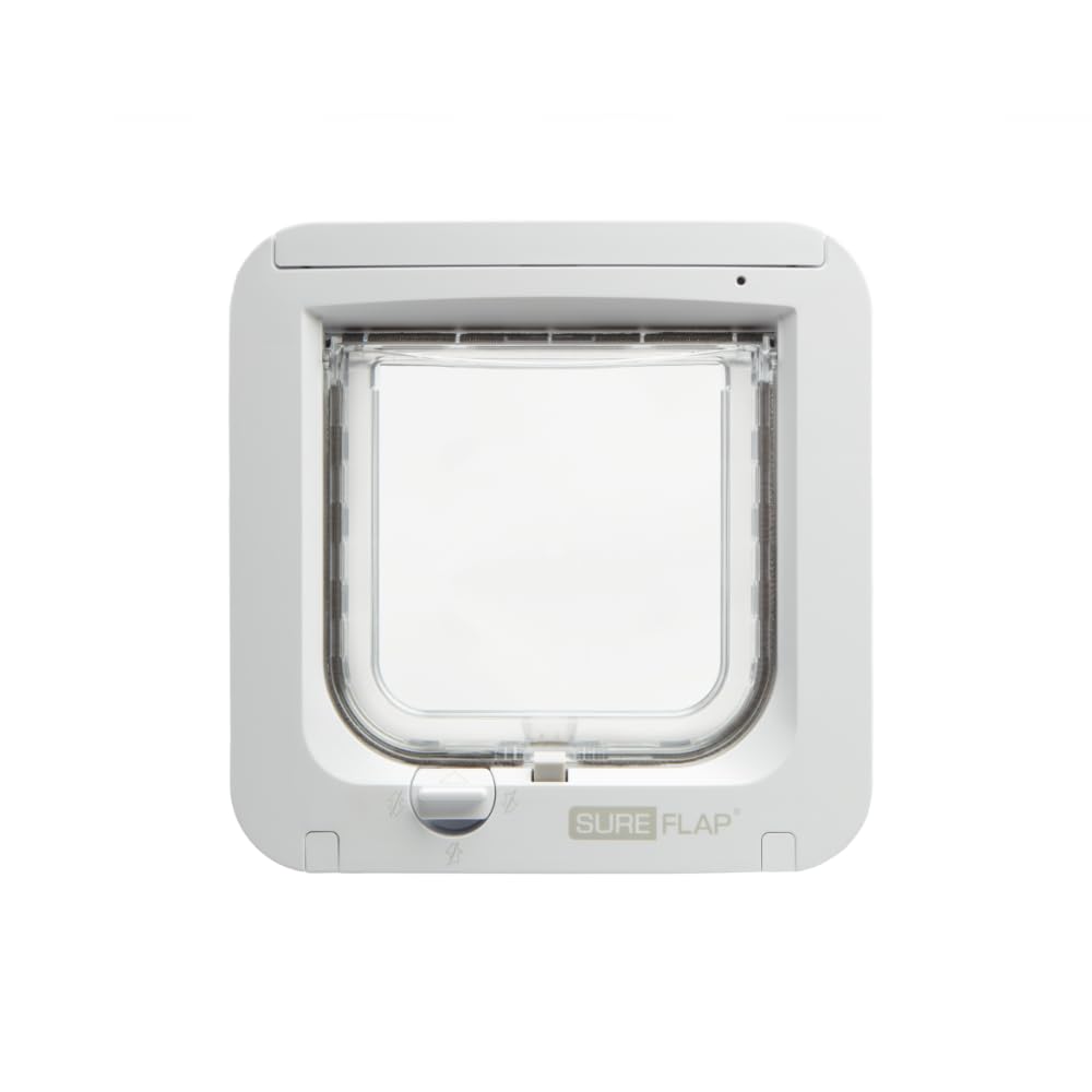 SureFlap muestra un diseño blanco moderno para la puerta, armonía con la decoración.