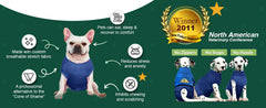 SurgiSnuggly tallas disponibles para perros de todos los tamaños.