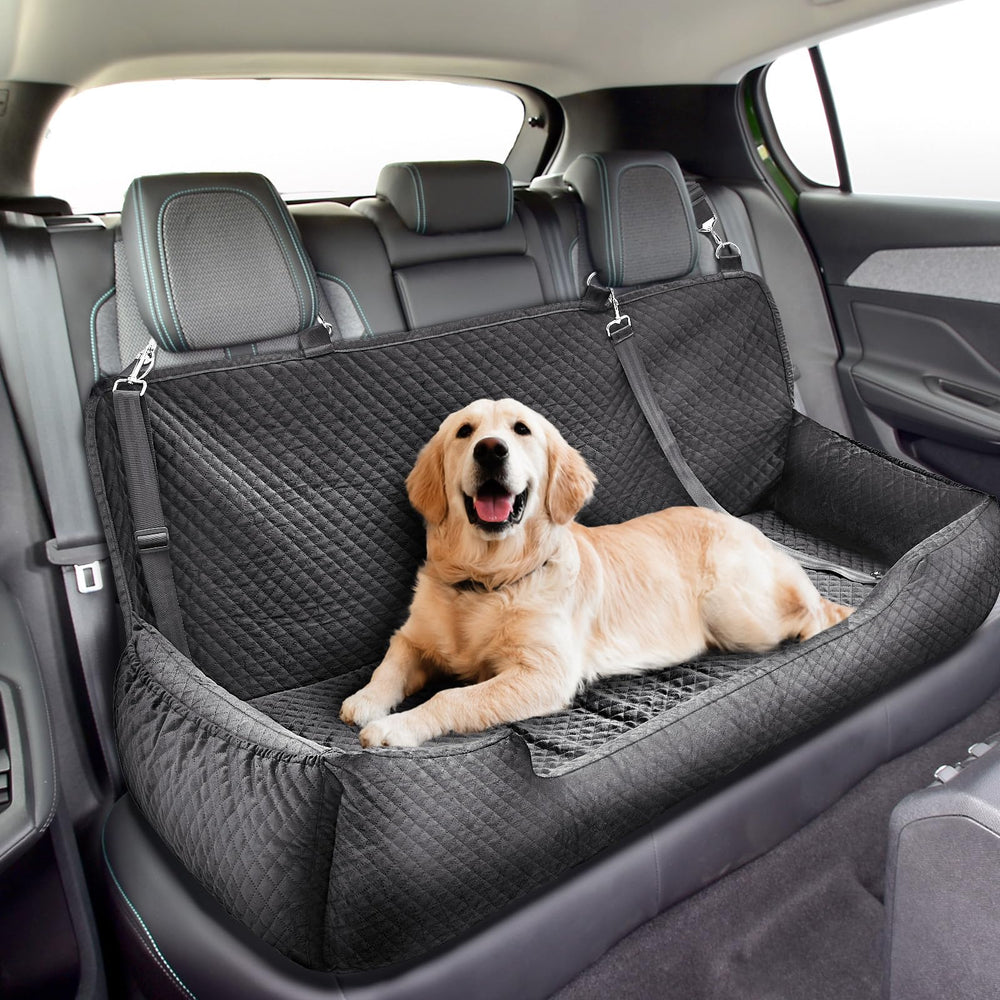 Suzile cama para asiento de coche grande, ideal para viajes de perros.