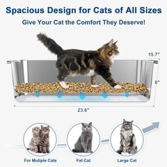 SuzziPaws diseñado para pellets de pino facilita la limpieza