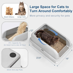 Suzzipaws: pedal filtrador ayuda a recoger arena de las patas.
