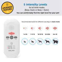 SVD.PET modo-sonoro-5-niveles ajuste sonoro para entrenamiento sensible