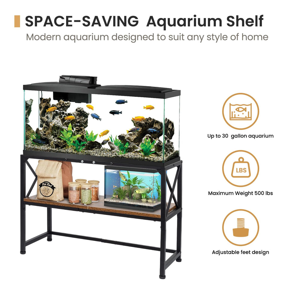 SwaaVee estante acuario: dimensiones 79 cm x 30 cm x 52 cm.