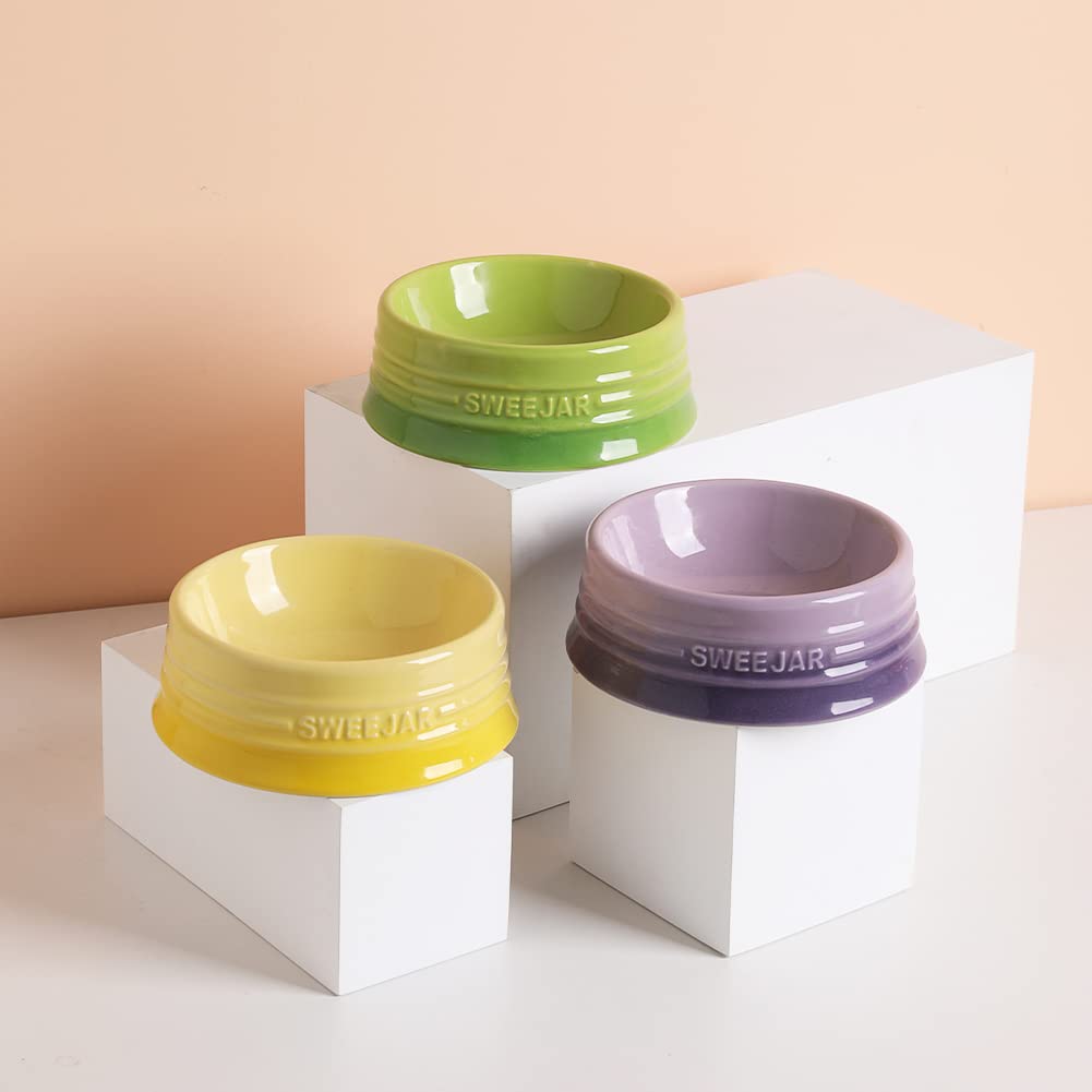 Cuenco Sweejar gradiente morado, superficie lisa y fácil de limpiar