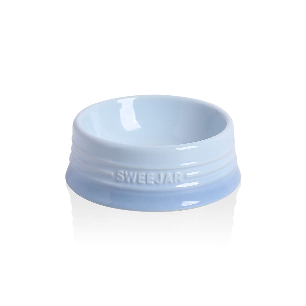 Cuenco Sweejar Gradiente en cerámica azul claro para comida y agua