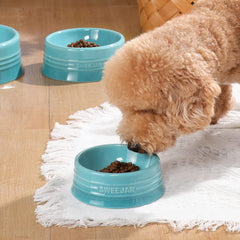 Sweejar tazón cerámico antideslizante mantiene estable la comida del perro o gato