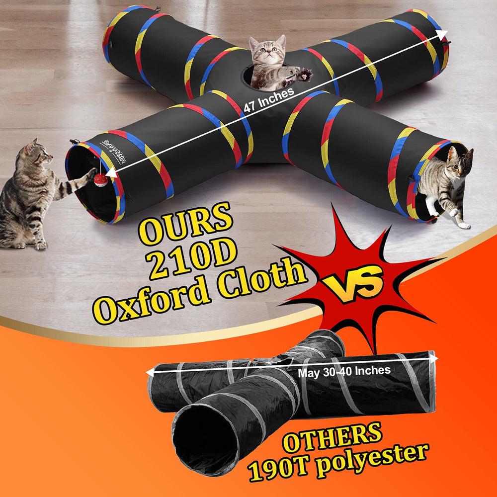 SweetBin tunel gato conectable para ampliar el área de juego.