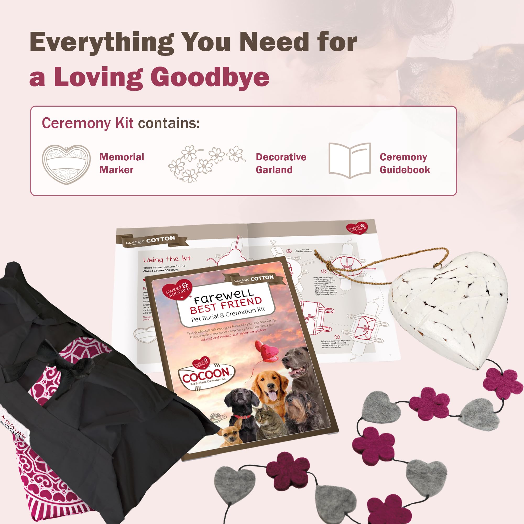 Sweet Goodbye Capas de algodón suaves para envolver con cariño