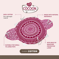 Sweet Goodbye Cocoon: ataud-algodon-rosa, opción delicada para el descanso