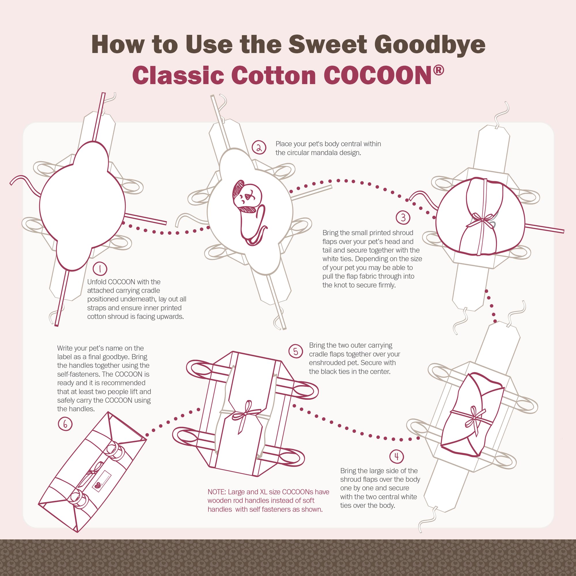 Sweet Goodbye Cocoon: guia-ceremonia, facilita crear un homenaje personal